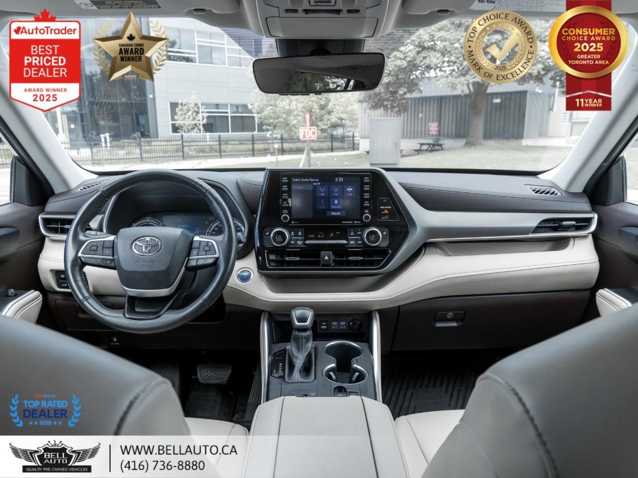 2022 Toyota Highlander Hybrid XLE | 8-PASS | AWD | LEATHER | CARPLAY | SUNROOF | TOYOTASFTYSENSE | ONSTAR | PWR & HTD SEATS Toronto ON