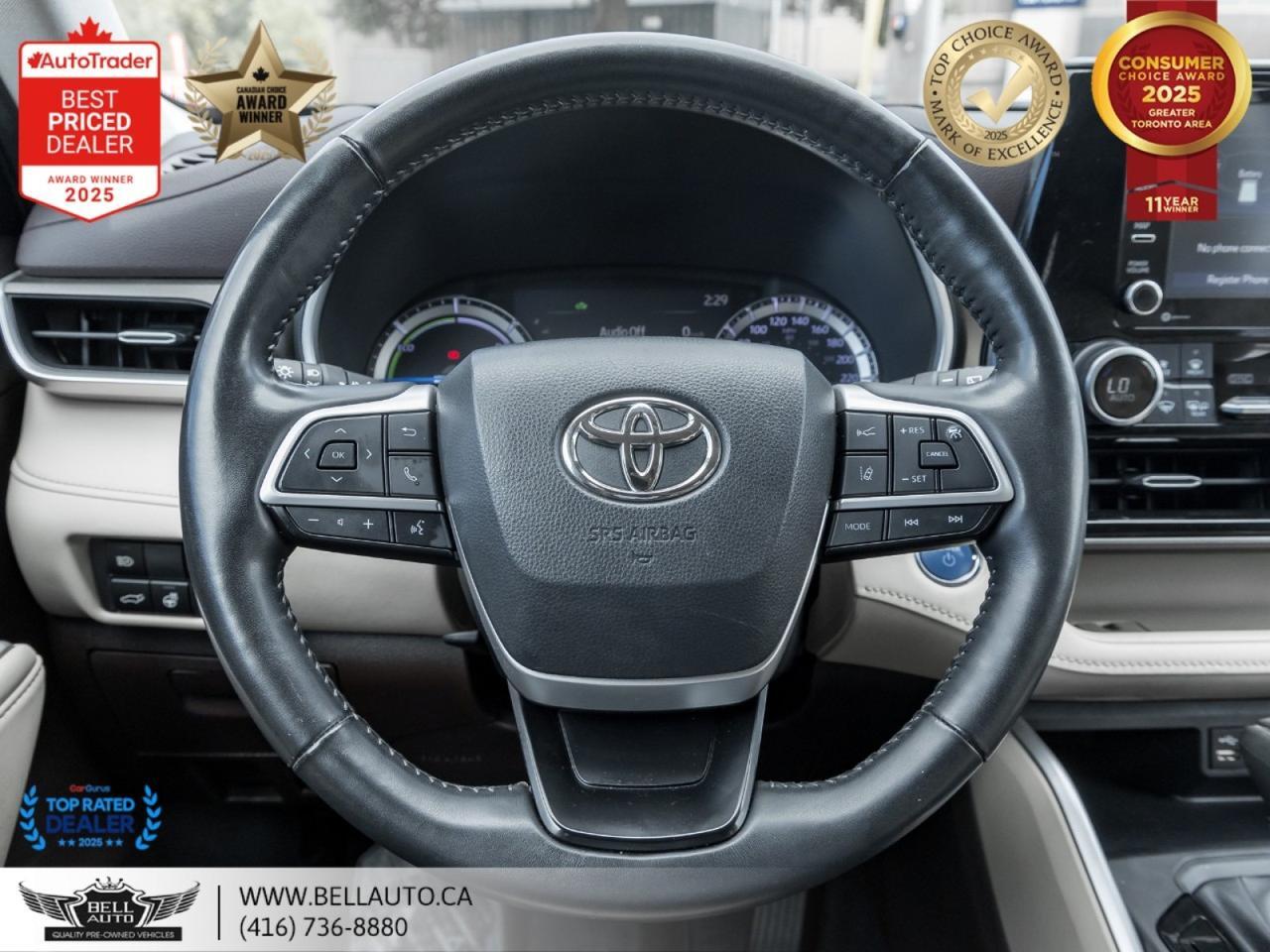 2022 Toyota Highlander Hybrid XLE | 8-PASS | AWD | LEATHER | CARPLAY | SUNROOF | TOYOTASFTYSENSE | ONSTAR | PWR & HTD SEATS Toronto ON