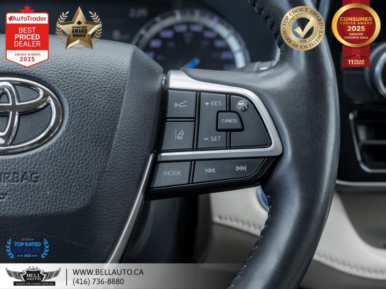 2022 Toyota Highlander Hybrid XLE | 8-PASS | AWD | LEATHER | CARPLAY | SUNROOF | TOYOTASFTYSENSE | ONSTAR | PWR & HTD SEATS Toronto ON
