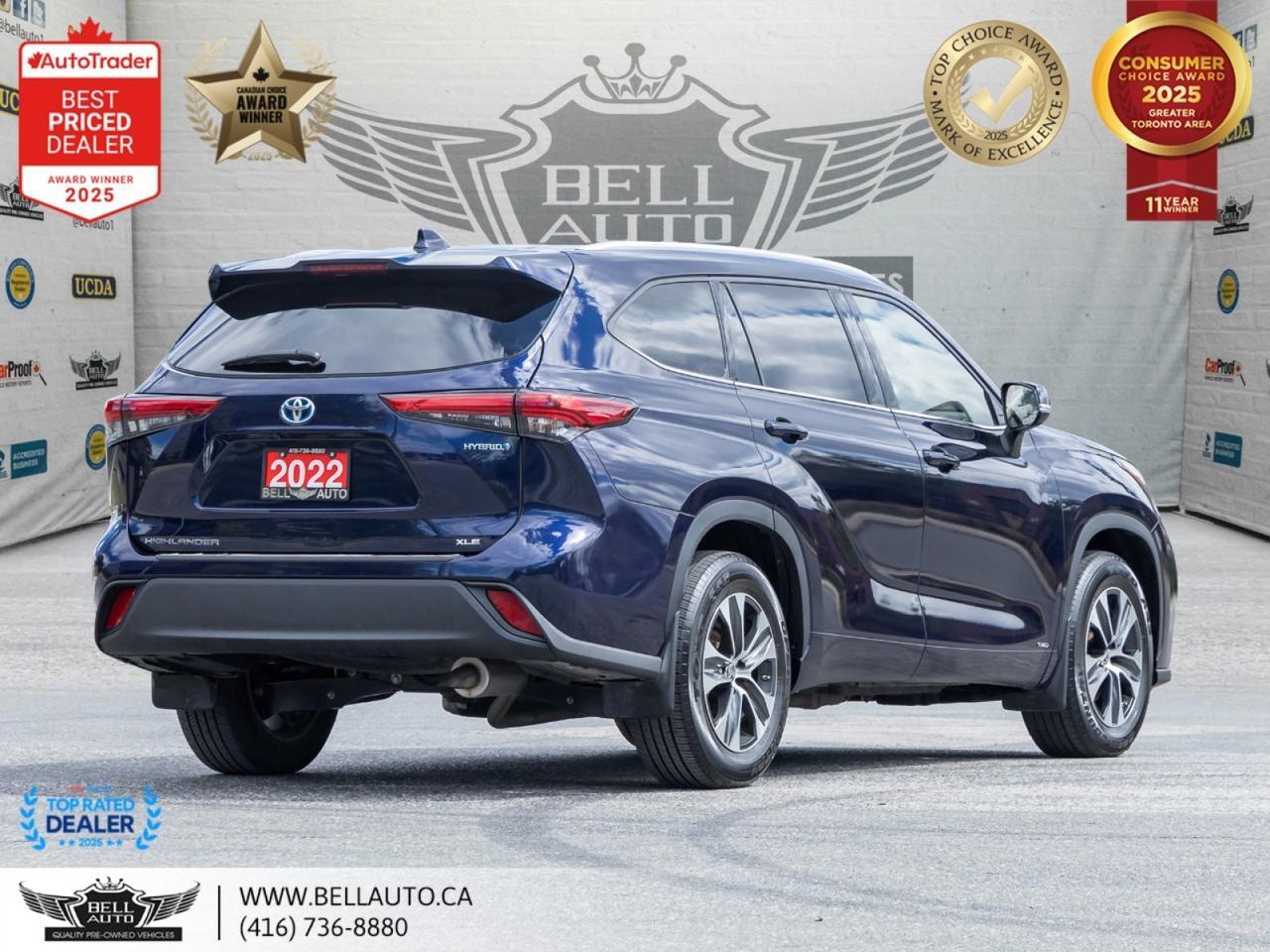 2022 Toyota Highlander Hybrid XLE | 8-PASS | AWD | LEATHER | CARPLAY | SUNROOF | TOYOTASFTYSENSE | ONSTAR | PWR & HTD SEATS Toronto ON
