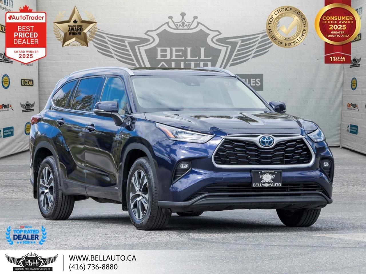 2022 Toyota Highlander Hybrid XLE | 8-PASS | AWD | LEATHER | CARPLAY | SUNROOF | TOYOTASFTYSENSE | ONSTAR | PWR & HTD SEATS Toronto ON