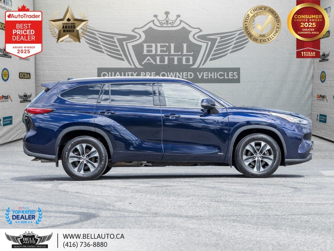 2022 Toyota Highlander Hybrid XLE | 8-PASS | AWD | LEATHER | CARPLAY | SUNROOF | TOYOTASFTYSENSE | ONSTAR | PWR & HTD SEATS Toronto ON