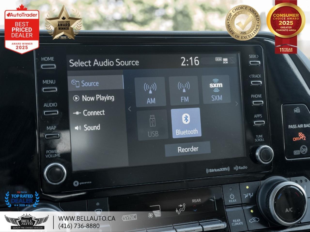 2022 Toyota Highlander Hybrid XLE | 8PASS | SUNROOF | BACKUPCAM | LEATHER | NOACCIDENT Toronto ON