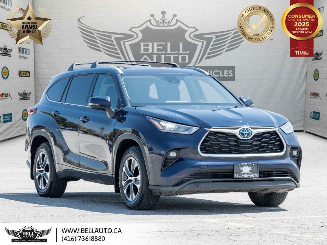 2022 Toyota Highlander Hybrid XLE | 8PASS | SUNROOF | LEATHER | SENSORS | ONSTAR | PWR&HTDSEATS | BACKUPCAM | NOACCIDENT Toronto ON