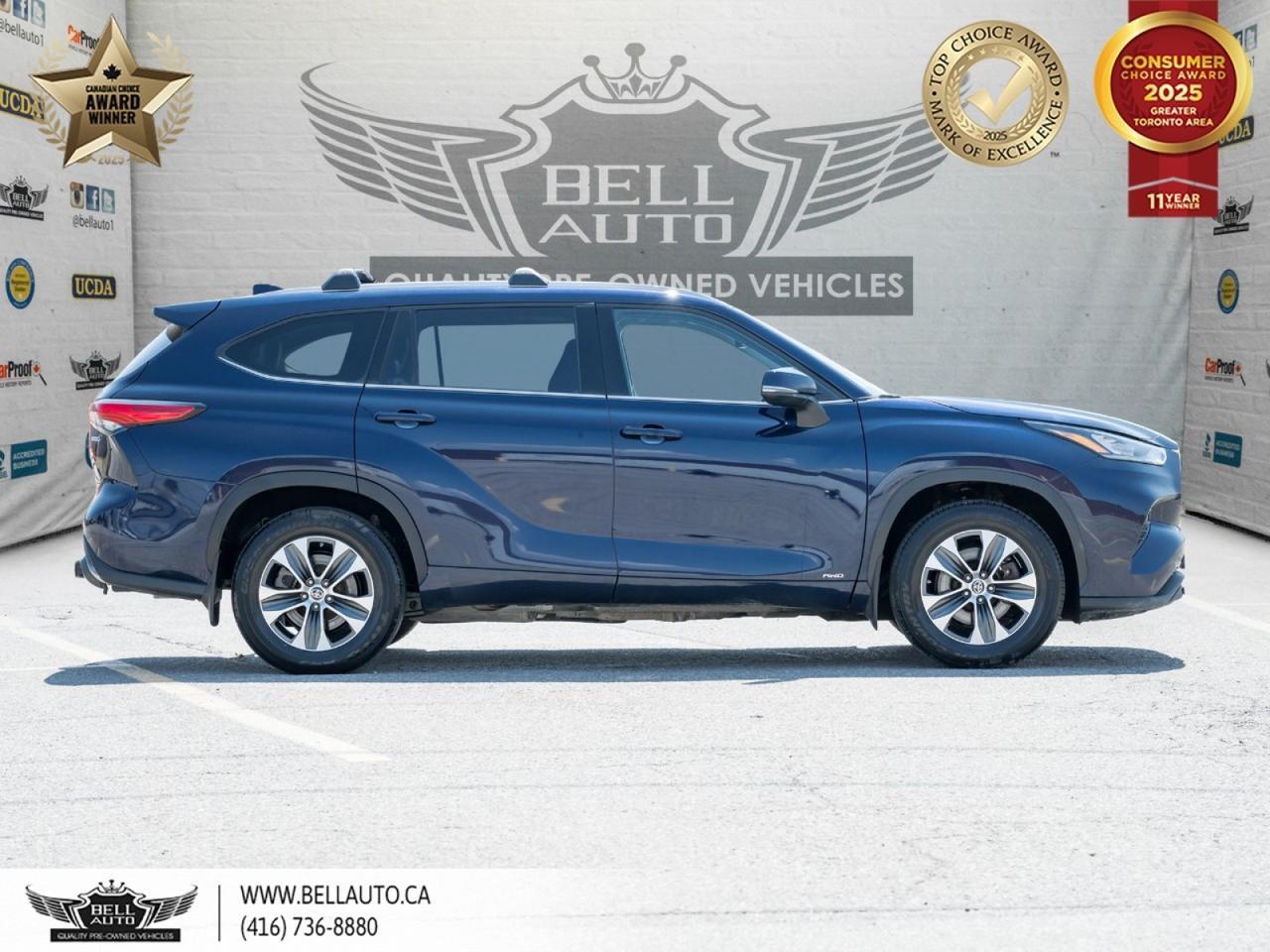 2022 Toyota Highlander Hybrid XLE 8-PASS SUNROOF LEATHER SAFETYSENSORS ONSTAR POWER & HEATED SEATS BACKUPCAM NOACCIDENT Toronto ON