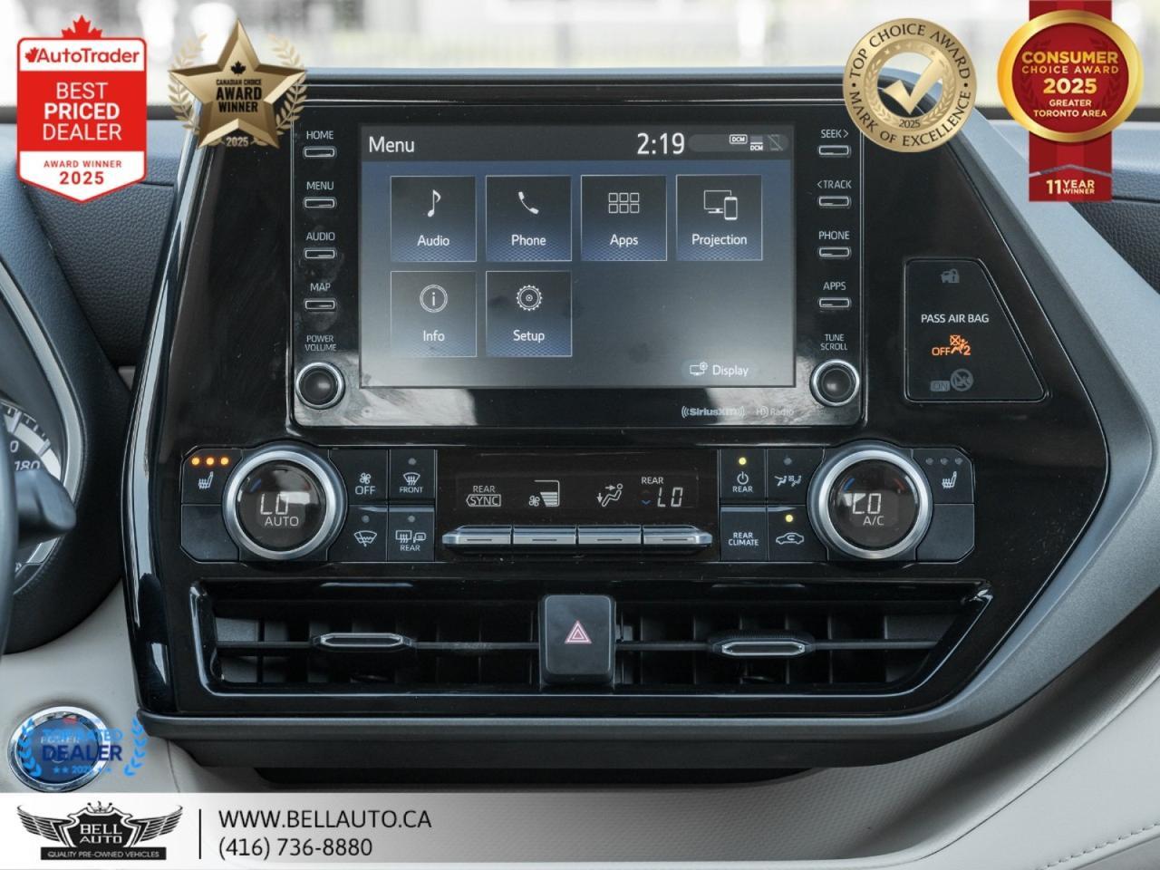 2022 Toyota Highlander Hybrid XLE 8PASS SUNROOF B.CAM LEATHER NOACCIDENT Toronto ON