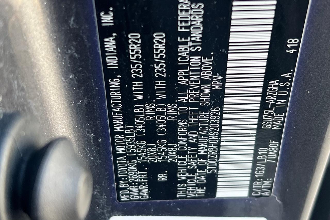 2022 Toyota Highlander Limited Ontario OR