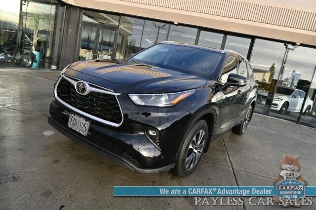 2022 Toyota Highlander XLE / AWD / Power & Heated Leather Seats / Sunroof / Adaptive Cruise / Lane Departure & Blind Spot Alert / Apple CarPlay & Android Auto / Backup Camera / Rear Captain Chairs / 3rd Row / Seats 7 / 1-Owner Anchorage AK 2022 Toyota Highlander XLE / AWD / Power & Heated Leather Seats / Sunroof / Adaptive Cruise / Lane Departure & Blind Spot Alert / Apple CarPlay & Android Auto / Backup Camera / Rear Captain Chairs / 3rd Row / Seats 7 / 1-Owner Anchorage AK