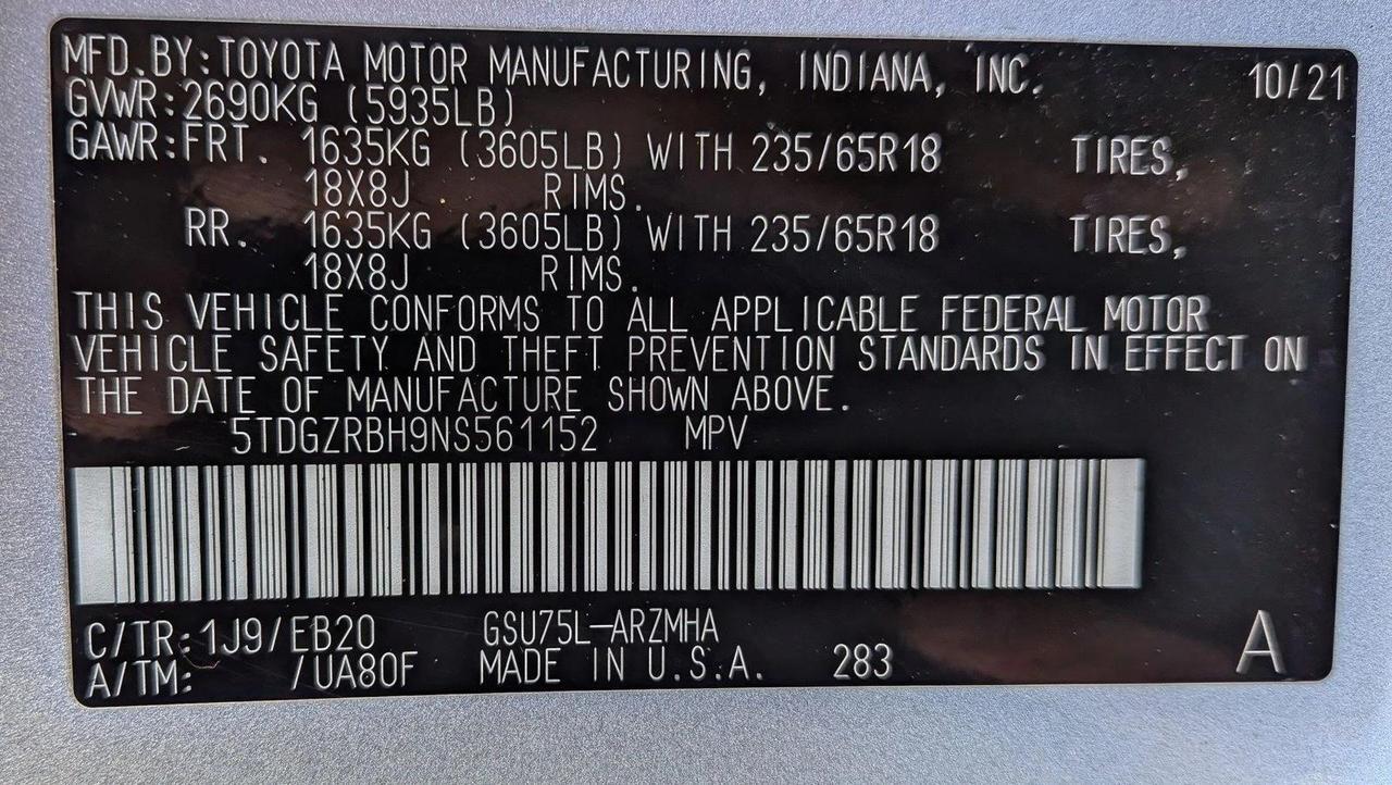 2022 Toyota Highlander XLE Roseville CA