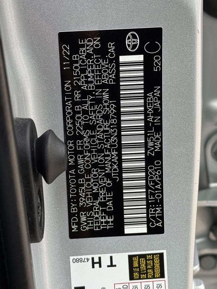 2022 Toyota Prius LE Fredericksburg VA