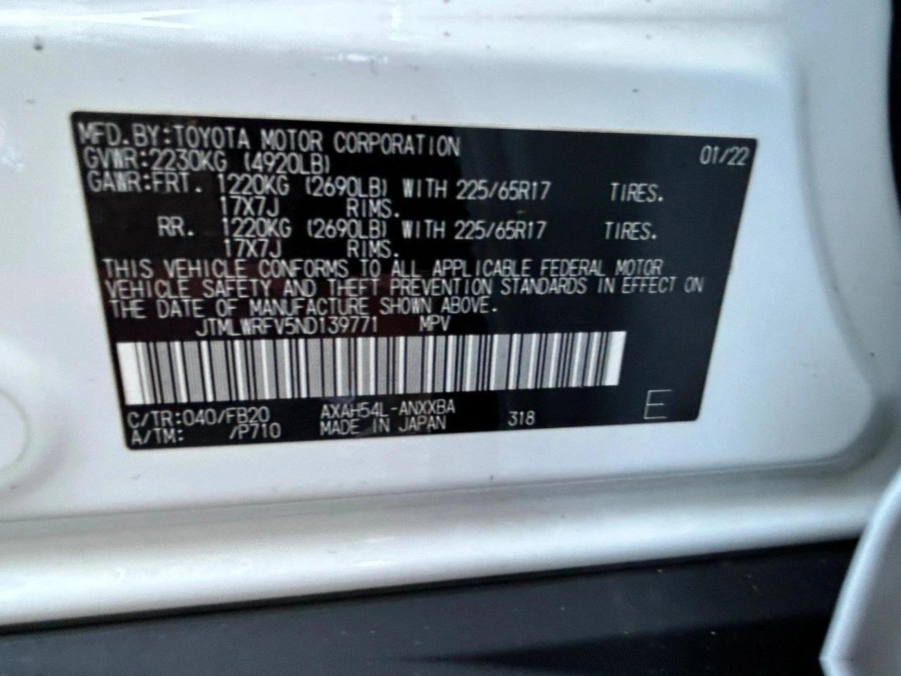 2022 Toyota RAV4 Hybrid LE Roseville CA