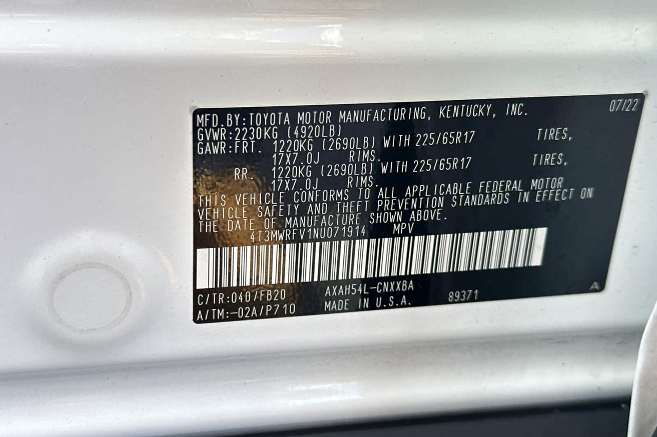 2022 Toyota RAV4 Hybrid LE Roseville CA