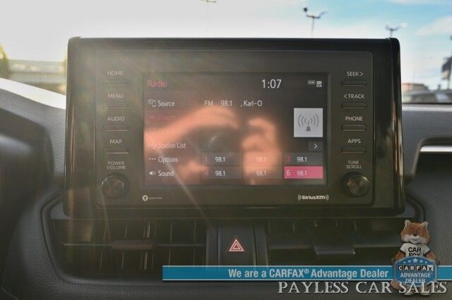 2022 Toyota RAV4 Hybrid XLE / AWD / Power & Heated Cloth Seats / Heated Steering Wheel / Adaptive Cruise / Lane Departure & Blind Spot Alert / Apple CarPlay & Android Auto / Keyless Entry & Start / New Studless Winter Tires / 41 MPG Anchorage AK