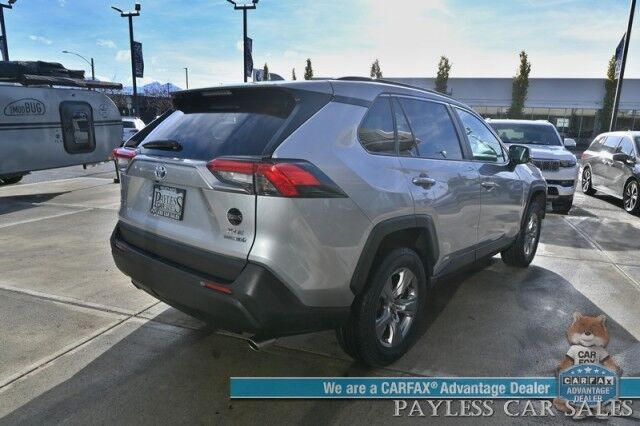2022 Toyota RAV4 Hybrid XLE / AWD / Power & Heated Cloth Seats / Heated Steering Wheel / Adaptive Cruise / Lane Departure & Blind Spot Alert / Apple CarPlay & Android Auto / Keyless Entry & Start / New Studless Winter Tires / 41 MPG Anchorage AK