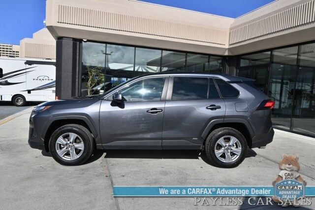 2022 Toyota RAV4 Hybrid XLE / AWD / Power & Heated Cloth Seats / Heated Steering Wheel / Blind Spot & Lane Alert / Collision Alert / Apple CarPlay & Andriod Auto / Back Up Camera / Keyless Entry & Start / 1-Owner Anchorage AK