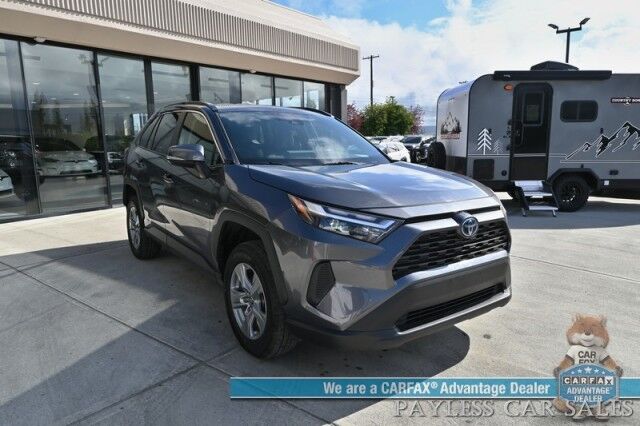 2022 Toyota RAV4 Hybrid XLE / AWD / Power & Heated Cloth Seats / Heated Steering Wheel / Blind Spot & Lane Alert / Collision Alert / Apple CarPlay & Andriod Auto / Back Up Camera / Keyless Entry & Start / 1-Owner Anchorage AK