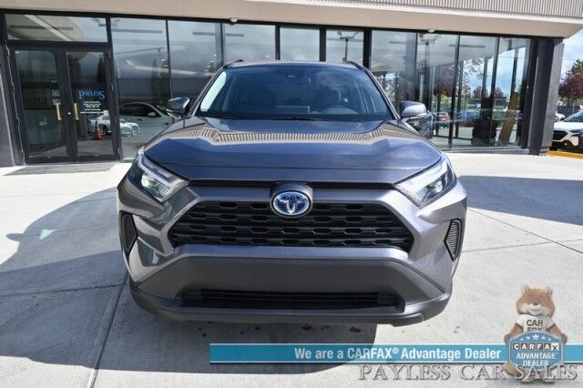 2022 Toyota RAV4 Hybrid XLE / AWD / Power & Heated Cloth Seats / Heated Steering Wheel / Blind Spot & Lane Alert / Collision Alert / Apple CarPlay & Andriod Auto / Back Up Camera / Keyless Entry & Start / 1-Owner Anchorage AK