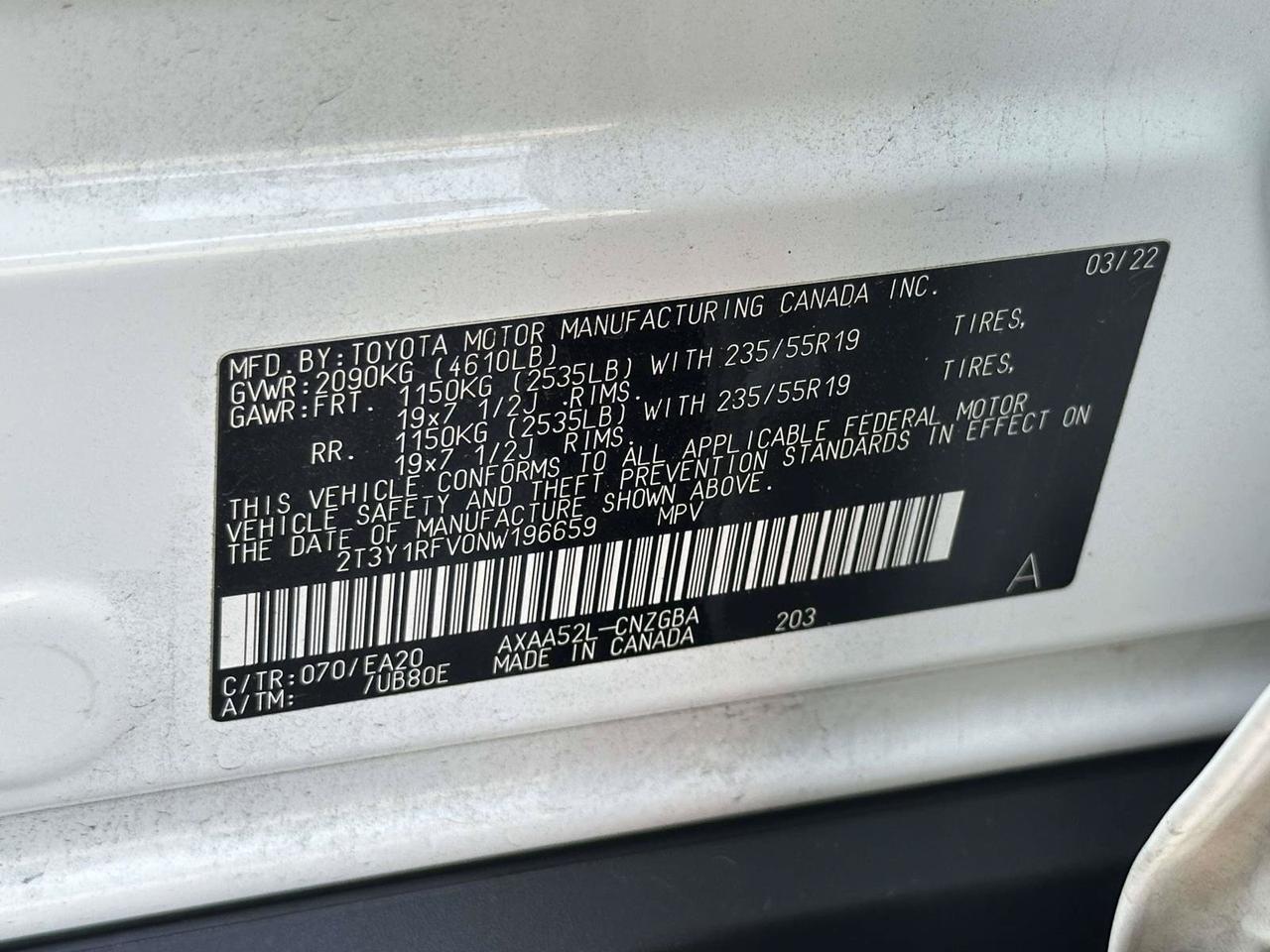 2022 Toyota RAV4 Limited Alexandria VA