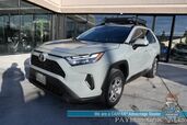 2022 Toyota RAV4 XLE / AWD / Weather & Convenience Pkg / Heated Cloth Seats & Steering Wheel / Sunroof / Adaptive Cruise / Lane Departure & Blind Spot Alert / Apple CarPlay & Android Auto / Luggage Rack / 33 MPG / 1-Owner
