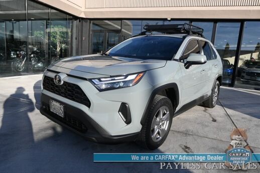 2022 Toyota RAV4 XLE / AWD / Weather & Convenience Pkg / Heated Cloth Seats & Steering Wheel / Sunroof / Adaptive Cruise / Lane Departure & Blind Spot Alert / Apple CarPlay & Android Auto / Luggage Rack / 33 MPG / 1-Owner Anchorage AK