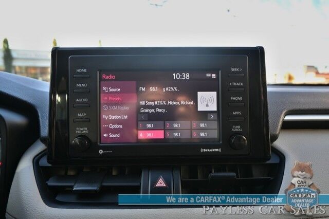 2022 Toyota RAV4 XLE / AWD / Weather & Convenience Pkg / Heated Cloth Seats & Steering Wheel / Sunroof / Adaptive Cruise / Lane Departure & Blind Spot Alert / Apple CarPlay & Android Auto / Luggage Rack / 33 MPG / 1-Owner Anchorage AK