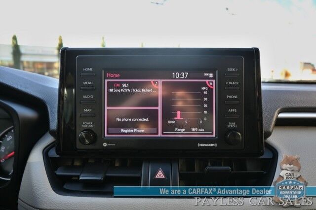 2022 Toyota RAV4 XLE / AWD / Weather & Convenience Pkg / Heated Cloth Seats & Steering Wheel / Sunroof / Adaptive Cruise / Lane Departure & Blind Spot Alert / Apple CarPlay & Android Auto / Luggage Rack / 33 MPG / 1-Owner Anchorage AK