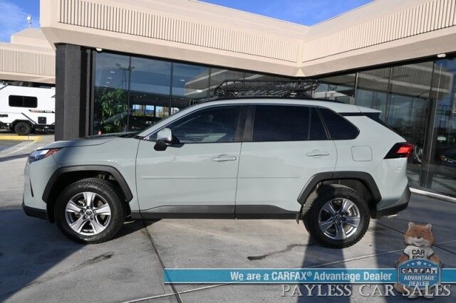 2022 Toyota RAV4 XLE / AWD / Weather & Convenience Pkg / Heated Cloth Seats & Steering Wheel / Sunroof / Adaptive Cruise / Lane Departure & Blind Spot Alert / Apple CarPlay & Android Auto / Luggage Rack / 33 MPG / 1-Owner Anchorage AK