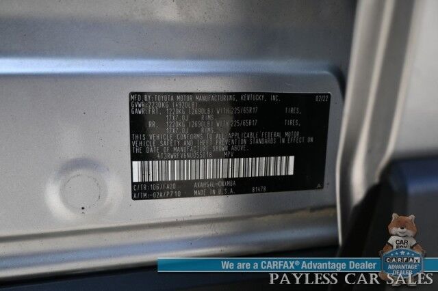 2022 Toyota RAV4 XLE Hyrbrid / AWD / Power & Heated Seats / Heated Steering Wheel / Adaptive Cruise / Lane Departure & Blind Spot Alert / Apple CarPlay & Android Auto / Keyless Entry & Start / Studless Winter Tires / 41 MPG Anchorage AK 2022 Toyota RAV4 XLE Hyrbrid / AWD / Power & Heated Seats / Heated Steering Wheel / Adaptive Cruise / Lane Departure & Blind Spot Alert / Apple CarPlay & Android Auto / Keyless Entry & Start / Studless Winter Tires / 41 MPG Anchorage AK