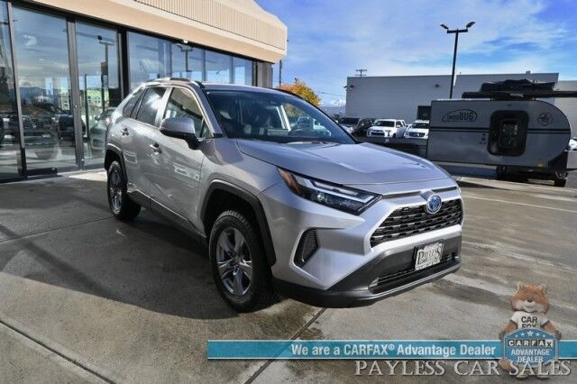 2022 Toyota RAV4 XLE Hyrbrid / AWD / Power & Heated Seats / Heated Steering Wheel / Adaptive Cruise / Lane Departure & Blind Spot Alert / Apple CarPlay & Android Auto / Keyless Entry & Start / Studless Winter Tires / 41 MPG Anchorage AK 2022 Toyota RAV4 XLE Hyrbrid / AWD / Power & Heated Seats / Heated Steering Wheel / Adaptive Cruise / Lane Departure & Blind Spot Alert / Apple CarPlay & Android Auto / Keyless Entry & Start / Studless Winter Tires / 41 MPG Anchorage AK