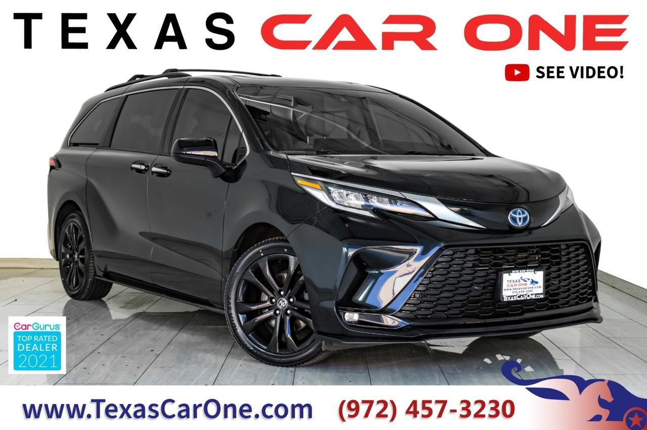 2022 Toyota Sienna XSE TOYOTA SAFETY SENSE BLIND SPOT LANE DEPARTURE PRE COLLISION SYSTEM NAVIGATION