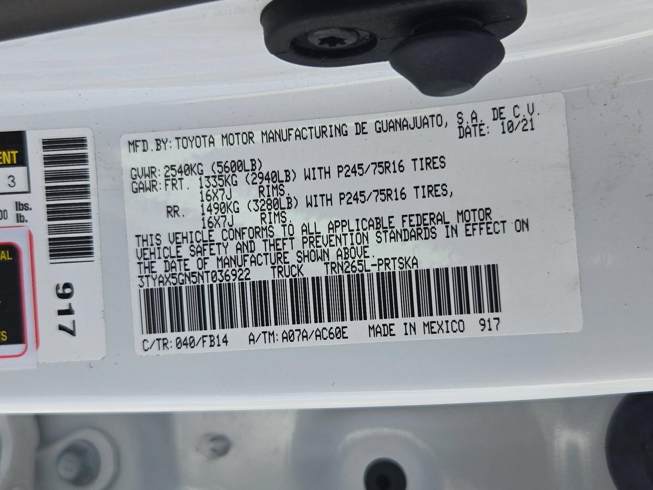 2022 Toyota Tacoma 2WD SR San Antonio TX