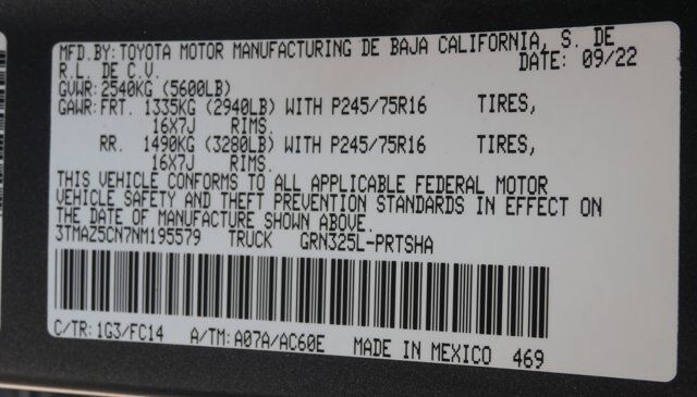 2022 Toyota Tacoma 2WD SR5 San Juan TX
