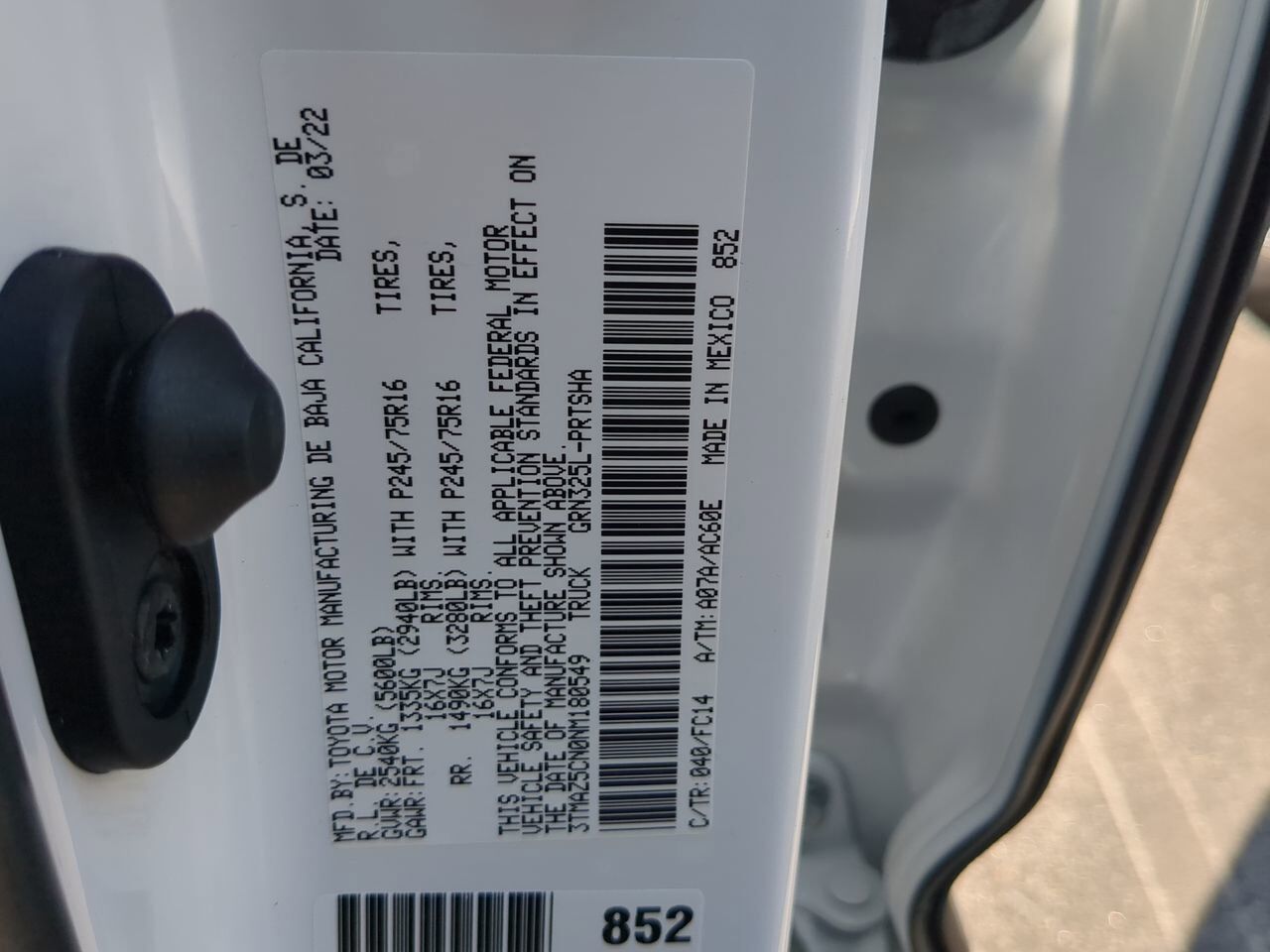 2022 Toyota Tacoma 2WD SR5 Winder GA