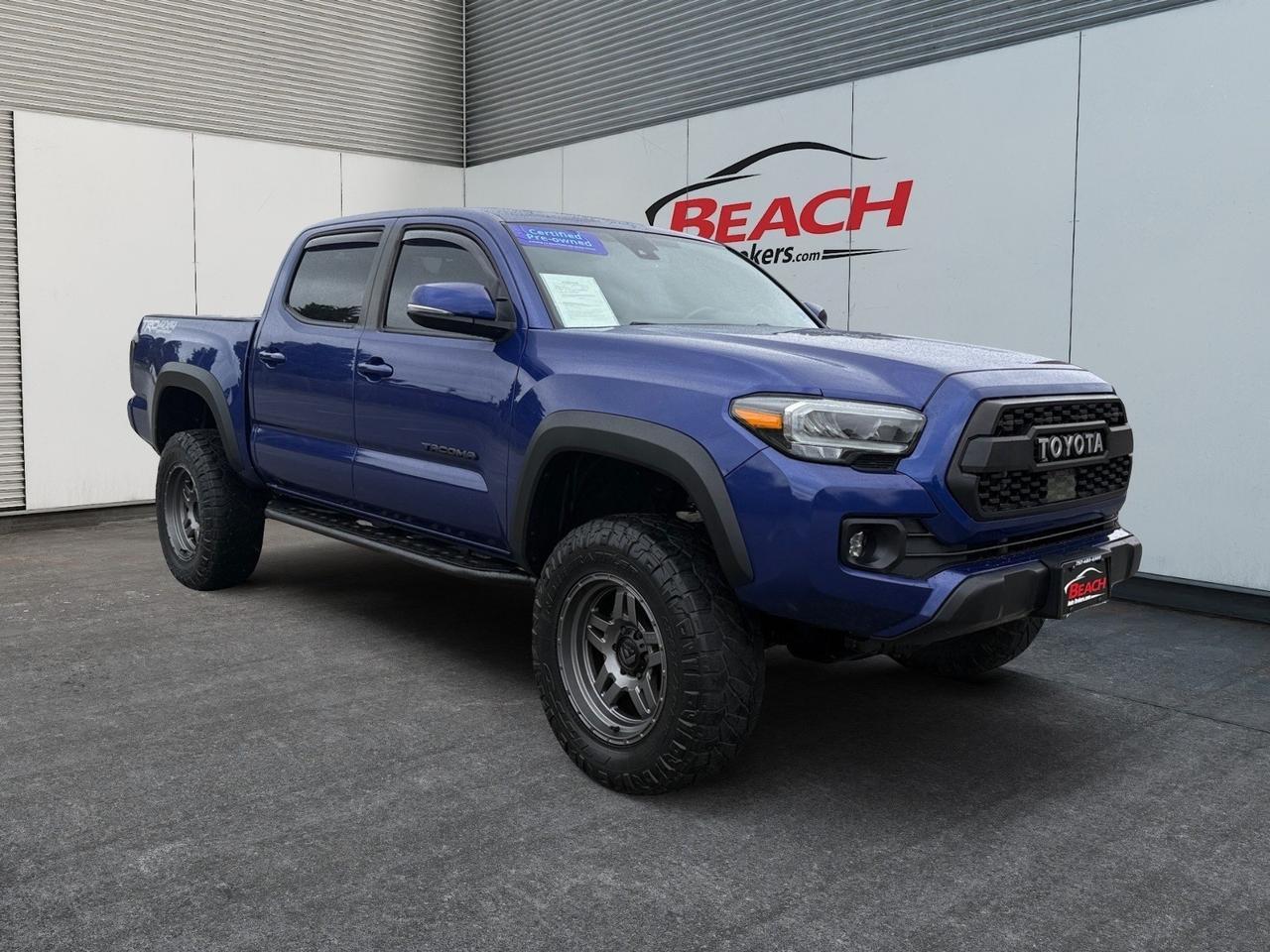 2022 Toyota Tacoma 4WD TRD Off Road, APPLE CARPLAY/ANDROID AUTO, TONNEAU COVER, BED LINER, TOW PACKAGE, WIFI, NAVIGATION, POWER MIRRORS, BACKUP CAMERA, POWER SLIDING REAR WINDOW, REMOTE KEYLESS ENTRY, CLEAN CARFAX, ONLY 1 OWNER! Norfolk VA