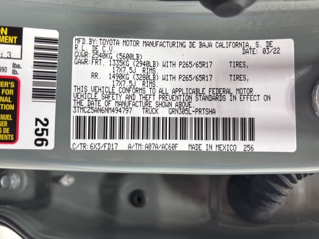 2022 Toyota Tacoma 4x4 Double Cab TRD Sport Minocqua WI
