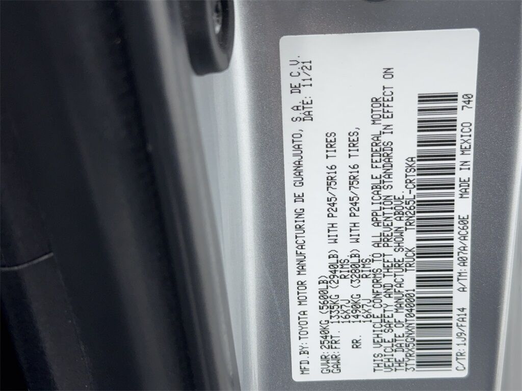 2022 Toyota Tacoma SR BACK-UP CAMERA,KEY-GO,16&quot; WLS Plano TX