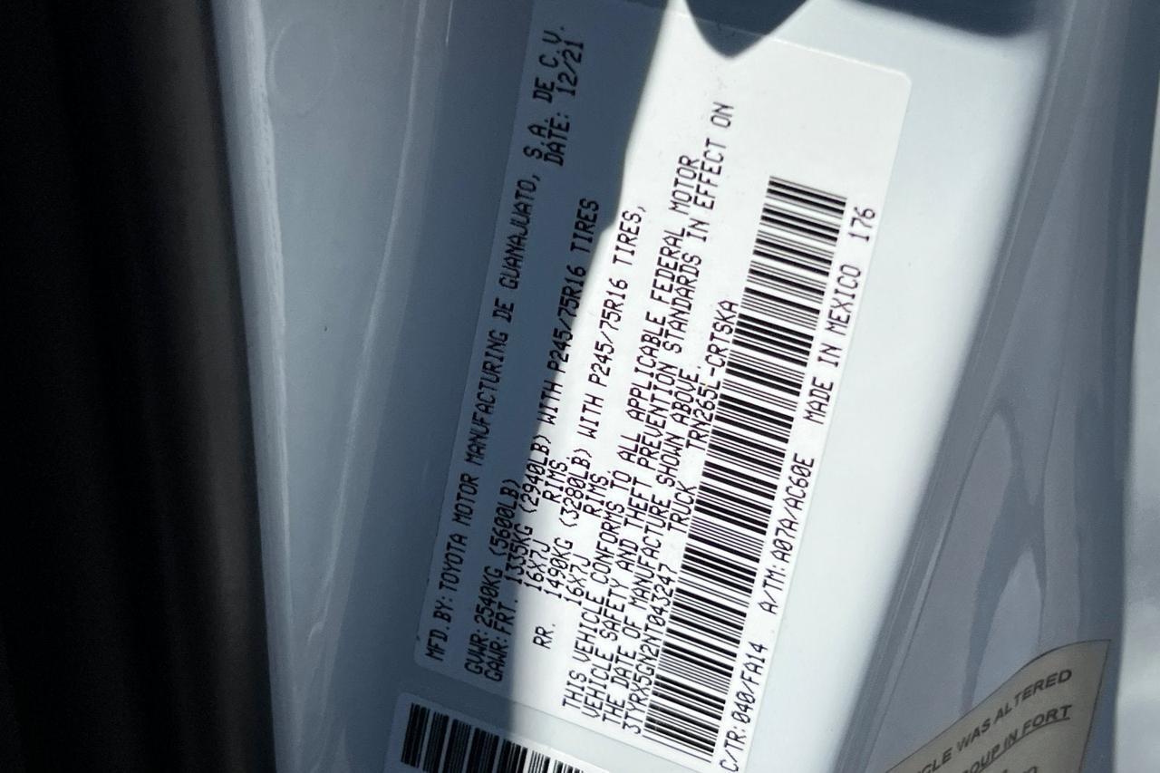 2022 Toyota Tacoma SR Roseville CA