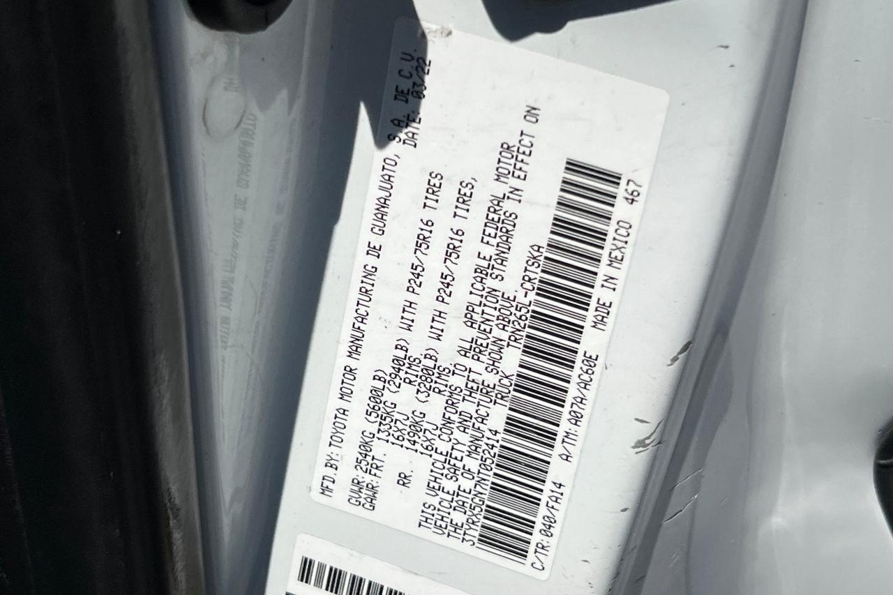2022 Toyota Tacoma SR Roseville CA