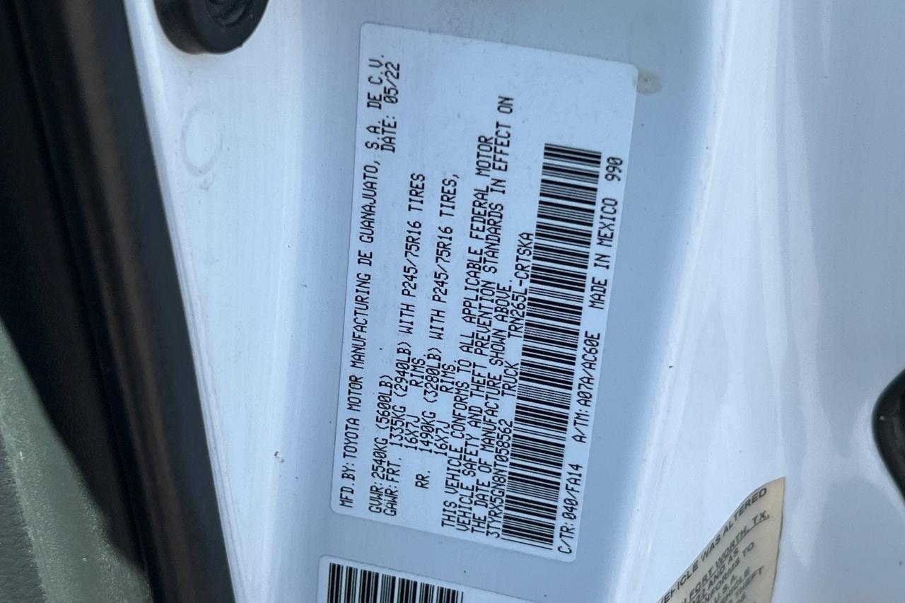 2022 Toyota Tacoma SR Roseville CA
