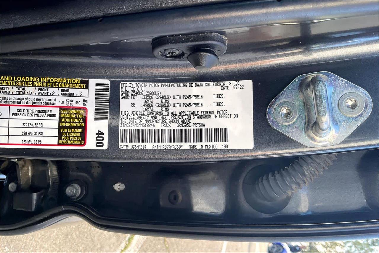 2022 Toyota Tacoma SR Roseville CA