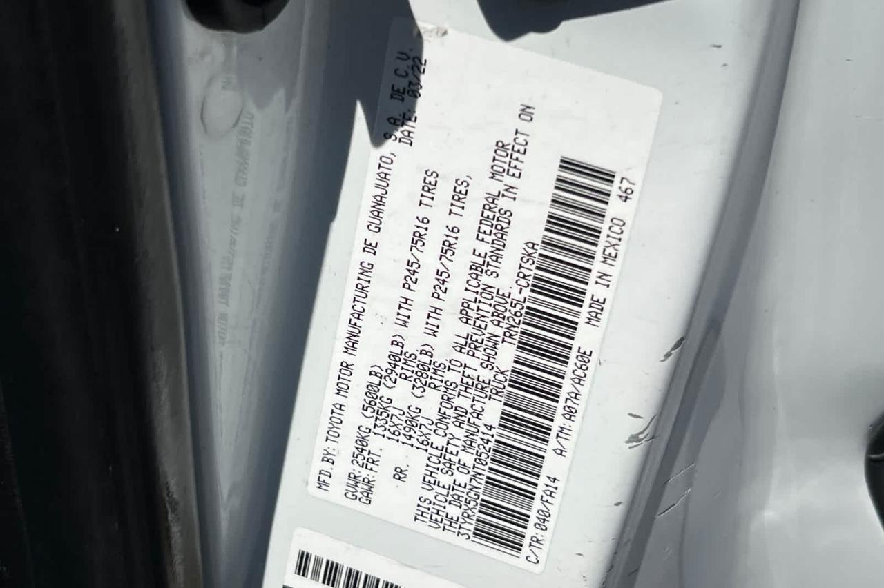 2022 Toyota Tacoma SR Roseville CA