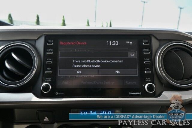2022 Toyota Tacoma SR5 / 4X4 / Crew Cab / Power Driver's Seat / Adaptive Cruise Control / Lane Departure & Blind Spot Alert / Apple CarPlay & Android Auto / Back Up Camera / Bed Liner / Tow Pkg / Block Heater / 1-Owner Anchorage AK