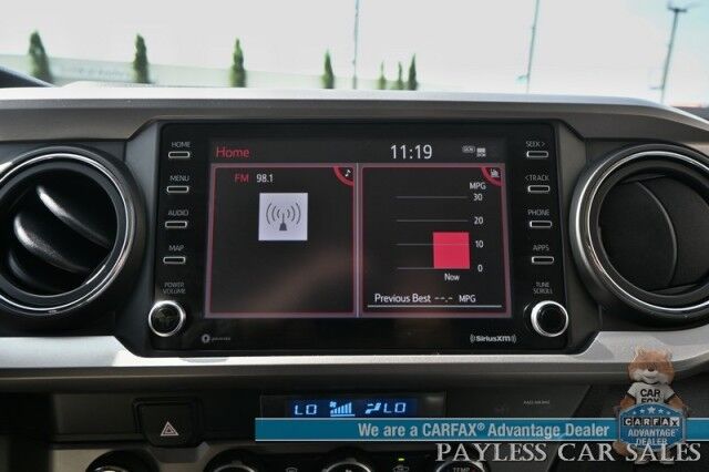 2022 Toyota Tacoma SR5 / 4X4 / Crew Cab / Power Driver's Seat / Adaptive Cruise Control / Lane Departure & Blind Spot Alert / Apple CarPlay & Android Auto / Back Up Camera / Bed Liner / Tow Pkg / Block Heater / 1-Owner Anchorage AK