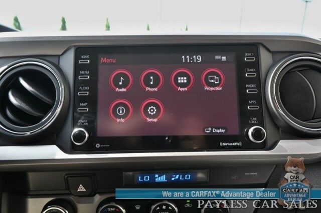2022 Toyota Tacoma SR5 / 4X4 / Crew Cab / Power Driver's Seat / Adaptive Cruise Control / Lane Departure & Blind Spot Alert / Apple CarPlay & Android Auto / Back Up Camera / Bed Liner / Tow Pkg / Block Heater / 1-Owner Anchorage AK