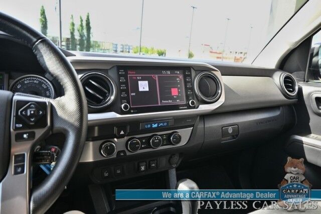 2022 Toyota Tacoma SR5 / 4X4 / Crew Cab / Power Driver's Seat / Adaptive Cruise Control / Lane Departure & Blind Spot Alert / Apple CarPlay & Android Auto / Back Up Camera / Bed Liner / Tow Pkg / Block Heater / 1-Owner Anchorage AK