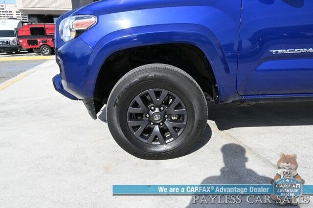 2022 Toyota Tacoma SR5 / 4X4 / Crew Cab / Power Driver's Seat / Adaptive Cruise Control / Lane Departure & Blind Spot Alert / Apple CarPlay & Android Auto / Back Up Camera / Bed Liner / Tow Pkg / Block Heater / 1-Owner Anchorage AK