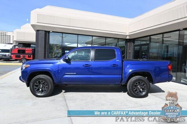 2022 Toyota Tacoma SR5 / 4X4 / Crew Cab / Power Driver's Seat / Adaptive Cruise Control / Lane Departure & Blind Spot Alert / Apple CarPlay & Android Auto / Back Up Camera / Bed Liner / Tow Pkg / Block Heater / 1-Owner Anchorage AK