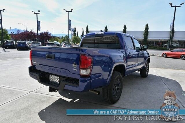 2022 Toyota Tacoma SR5 / 4X4 / Crew Cab / Power Driver's Seat / Adaptive Cruise Control / Lane Departure & Blind Spot Alert / Apple CarPlay & Android Auto / Back Up Camera / Bed Liner / Tow Pkg / Block Heater / 1-Owner Anchorage AK