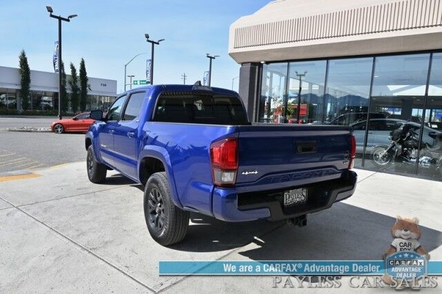 2022 Toyota Tacoma SR5 / 4X4 / Crew Cab / Power Driver's Seat / Adaptive Cruise Control / Lane Departure & Blind Spot Alert / Apple CarPlay & Android Auto / Back Up Camera / Bed Liner / Tow Pkg / Block Heater / 1-Owner Anchorage AK