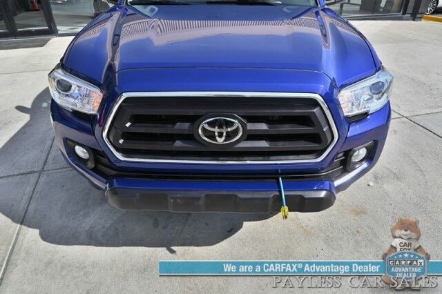 2022 Toyota Tacoma SR5 / 4X4 / Crew Cab / Power Driver's Seat / Adaptive Cruise Control / Lane Departure & Blind Spot Alert / Apple CarPlay & Android Auto / Back Up Camera / Bed Liner / Tow Pkg / Block Heater / 1-Owner Anchorage AK